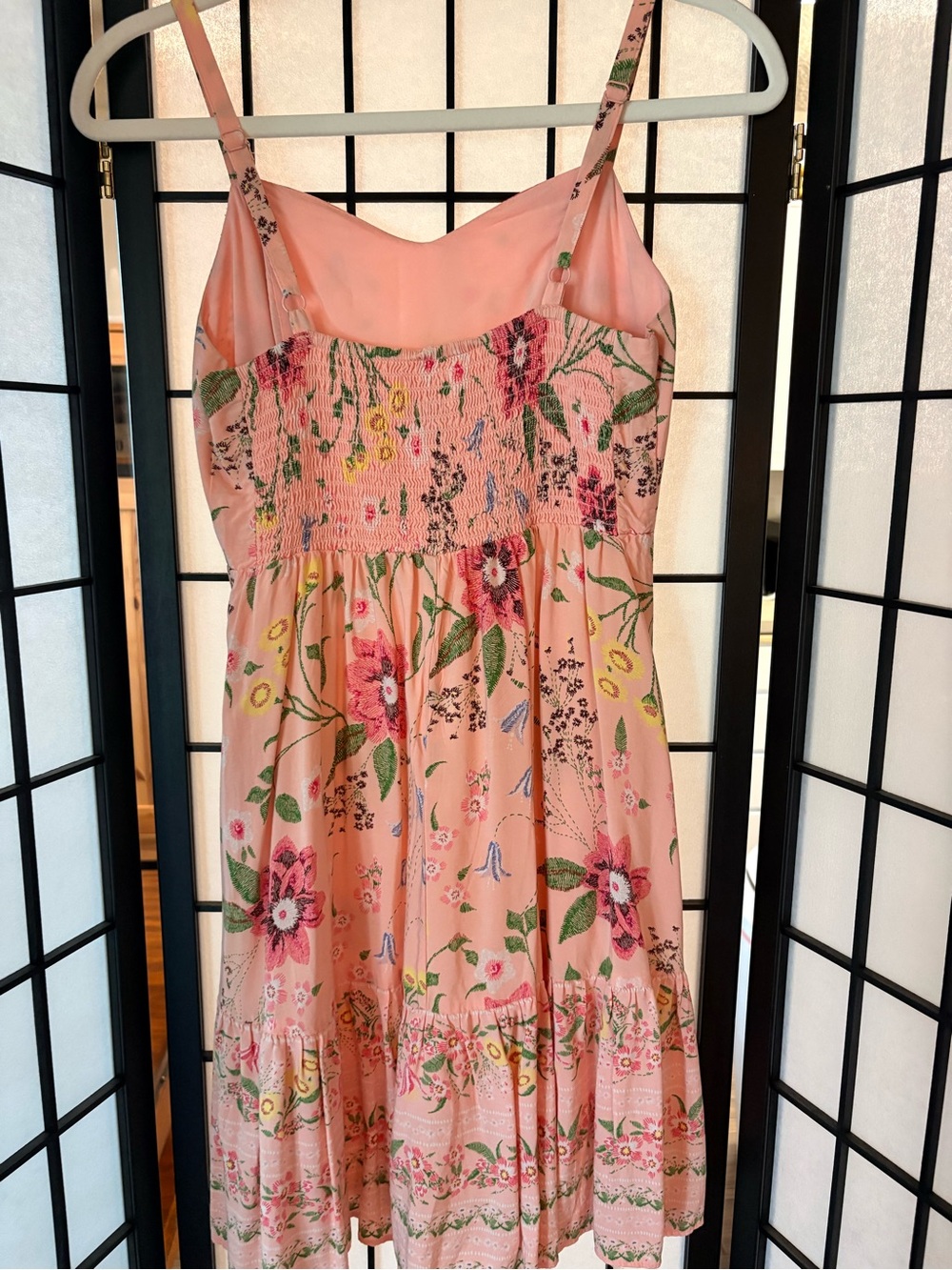 Old Navy Coral Pink Floral Slip Dress - Picture 3 of 4